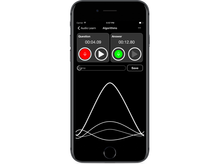 Aumody — recording screen
