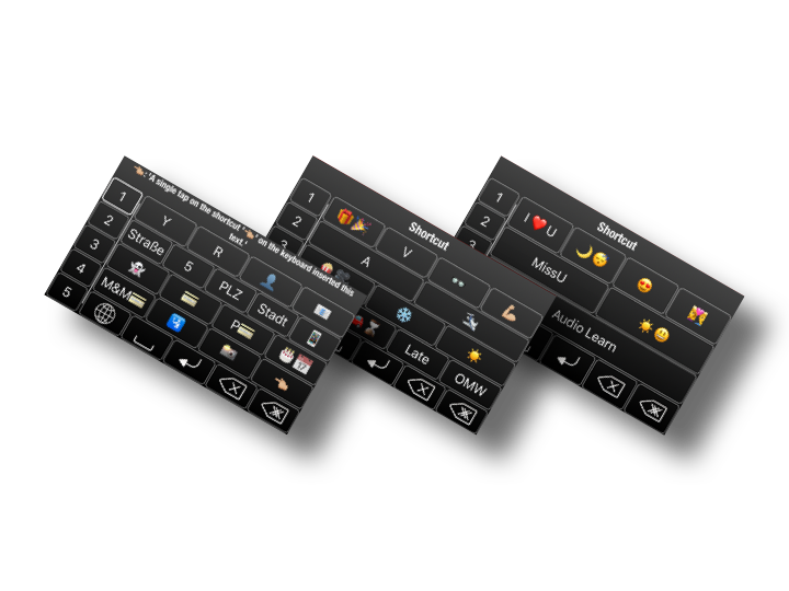 Shortcut Keyboard — keyboards list